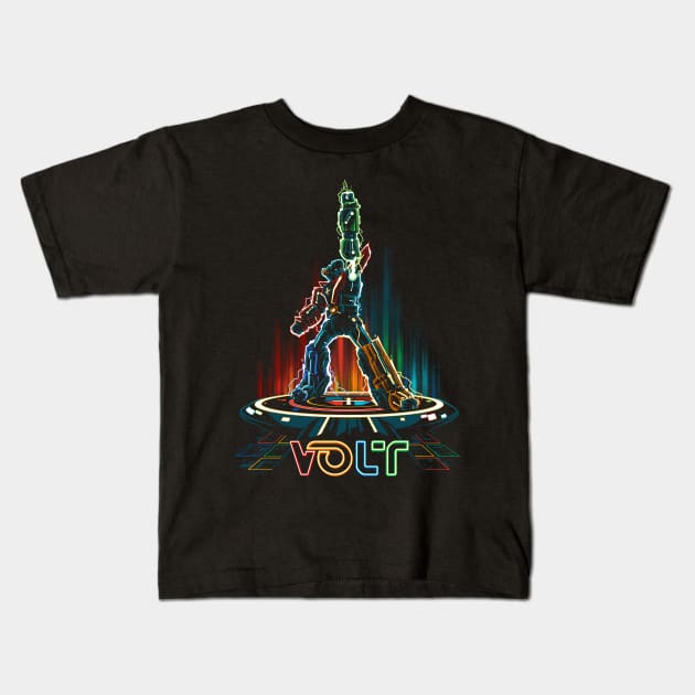 VOLT (TRON) Kids T-Shirt by djkopet